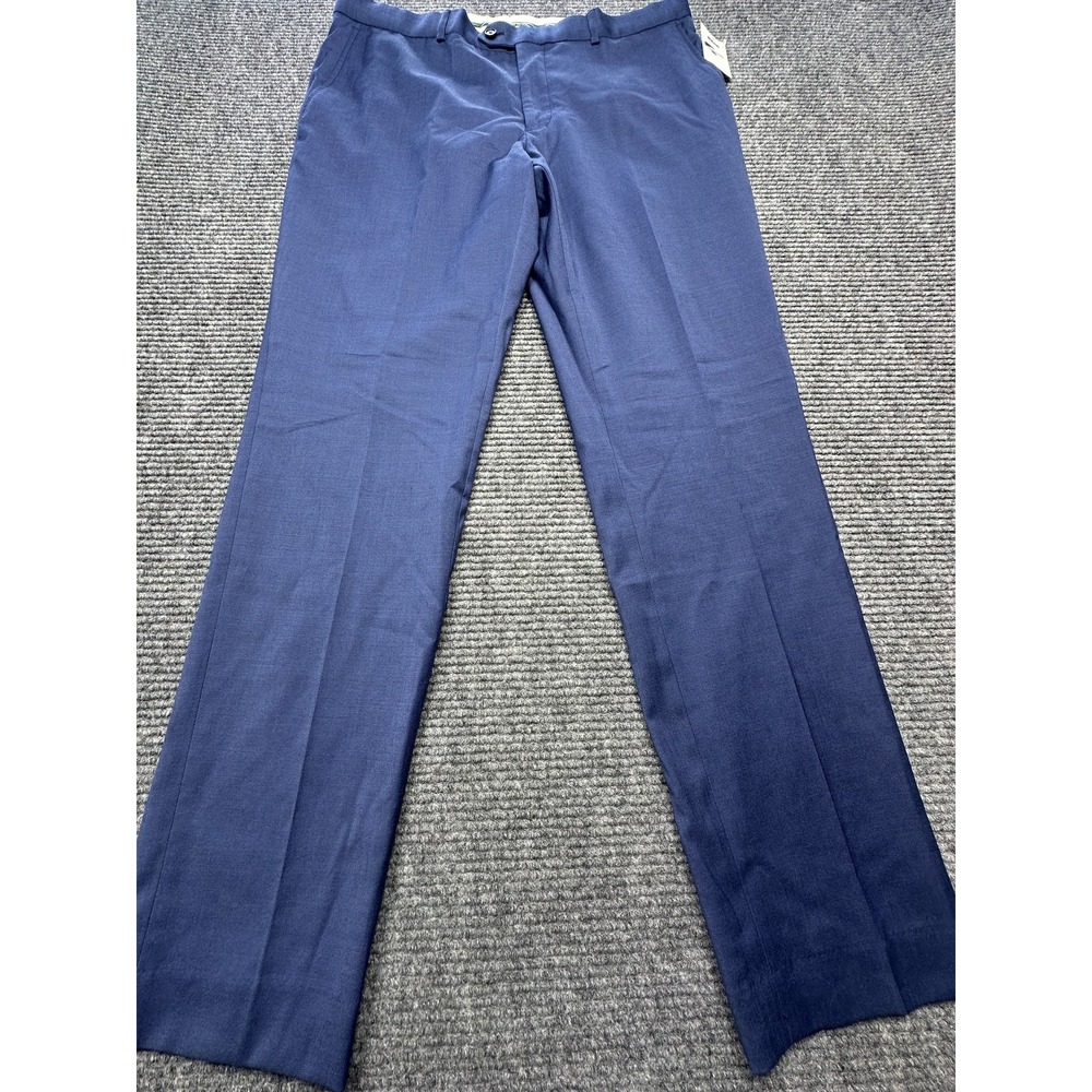 Cricketeer Dress‎ Pants Mens 36W Wool Blend Trousers Flat Front Dallas Classic